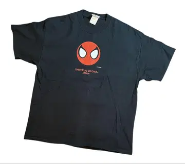 1999년제 USJ 스파이더맨 T셔츠 블랙 멕시코제 XL