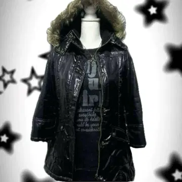 Y2K 퍼 다운 헤이세이 그런지