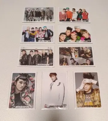 BIGBANG 미니 포토 카드