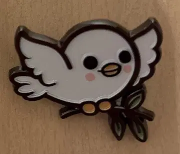 오사카 간사이 박람회 이탈리아관 핀 배지 비둘기