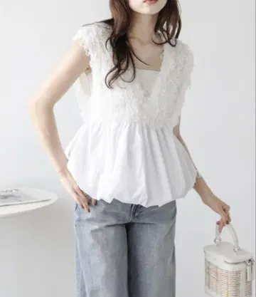 AMELY 페더 프린지 페플럼 베스트