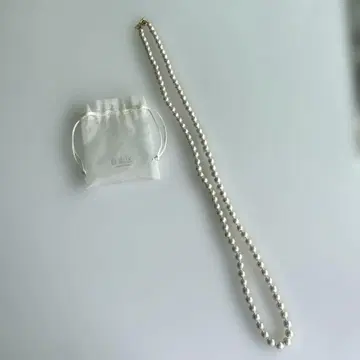 온워드 자유구 코튼 펄 목걸이