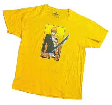 00s 블리치 BLEACH 쿠로사키 이치고 애니메이션 티셔츠 XL