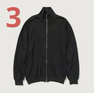 AURALEE SUPERHIGHGAUGE SWEAT ZIP BLOUSON