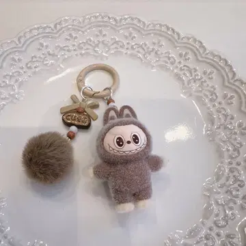 LABUBU 봉제 인형 키링 스트랩