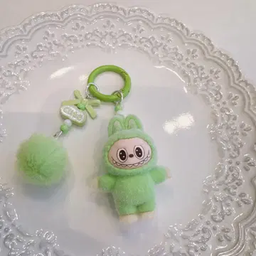LABUBU 봉제 인형 키링 스트랩