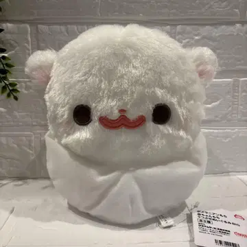 포메라니안 모찌 아기 모찌 엎드린 봉제 인형 BIG 시라타마