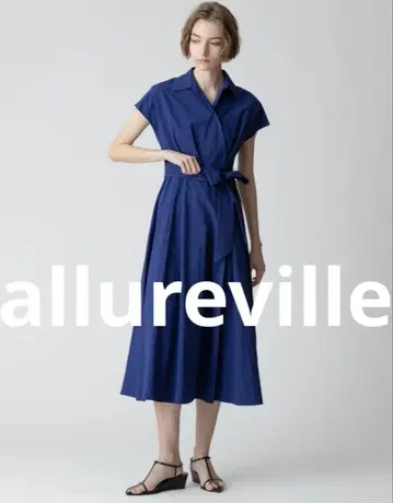 미사용 allureville 나일론 카슈쿨 원피스