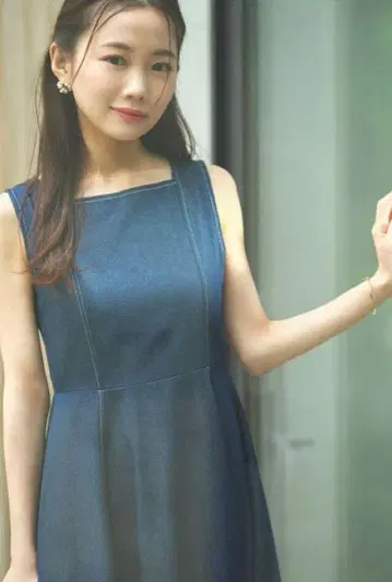 노스탤지어 미즈코시 미사토 씨 콜라보 데님 원피스
