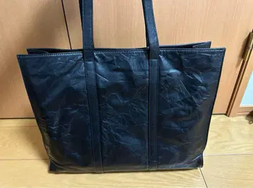 블랙 가죽 토트백 빅 사이즈