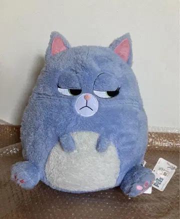 파란색 고양이 캐릭터 봉제 인형