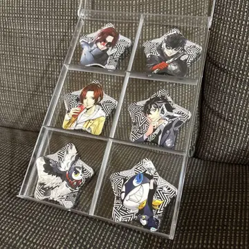P5R P5X AnimaxCafe+ 캔뱃지 6종 세트
