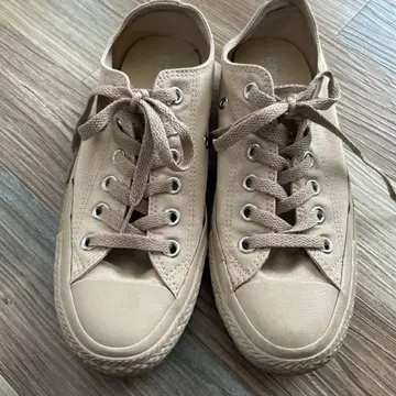 converse 올 베이지 스니커즈 24.5cm