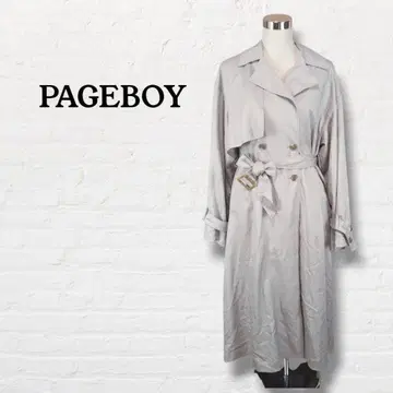 페이지 보이 PAGEBOY 트렌치코트 스프링 코트 [ M ] 그레이