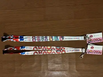 만박 산리오 미야쿠미야쿠 넥스트랩 파랑과 빨간색 세트