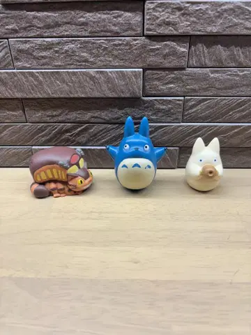 지브리 (토토로 고양이 버스 화이트 토토로) 피규어 3개 세트