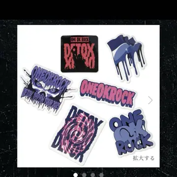 ONE OK ROCK DETOX 스티커 세트