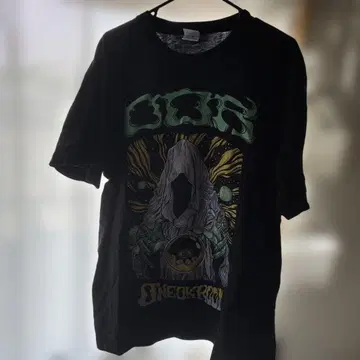 원 오크 록 그래픽 티셔츠 L 사이즈