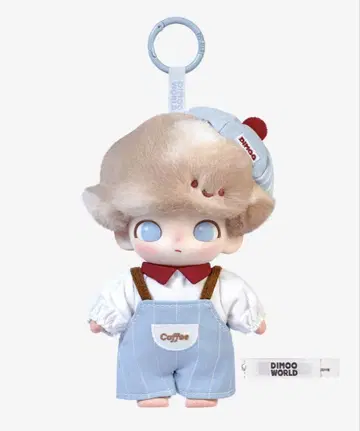 POPMART DIMOO Crush on Coffee 봉제 인형 펜던트