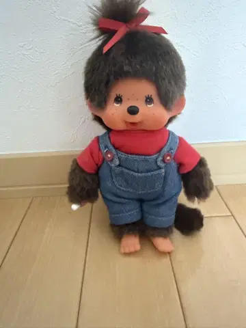 몽치치 여아 S 사이즈 데님 오버롤