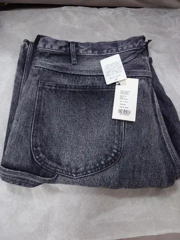 AURALEE 24AW DENIM PAINTER PANTS BLACK 4