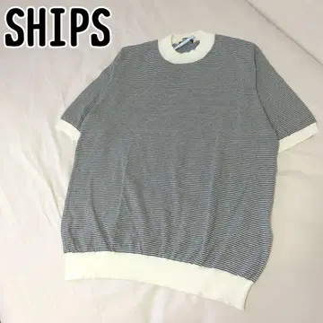 SHIPS 쉽스 반팔 니트 L 사이즈