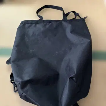 블랙 나일론 럭색/백팩