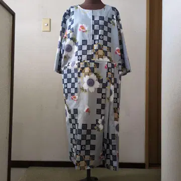 유카타 리메이크 원피스 2L