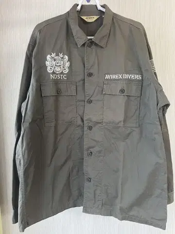 AVIREX 셔츠 그린 2XL