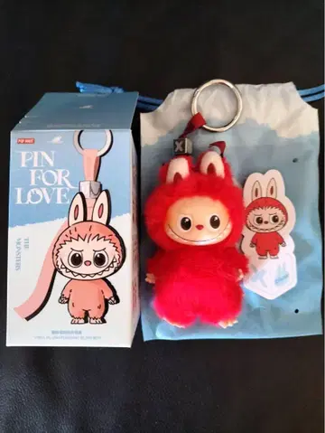 러브브 pin for love 알파벳 봉제 인형 펜던트 X