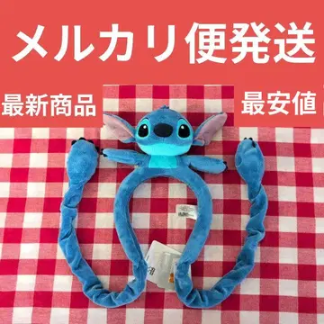 [ 일본 미발매 ] 홍콩 디즈니 스티치 봉제 인형 머리띠