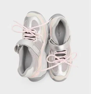 찰스앤키스 스포츠 샌들 실버 핑크 발레코어