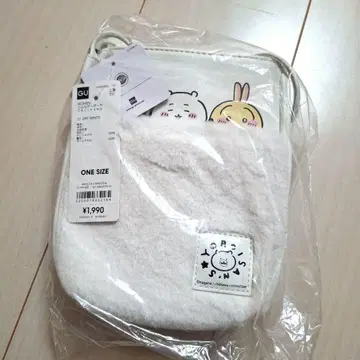 치이카와 GU 콜라보 숄더백 화이트