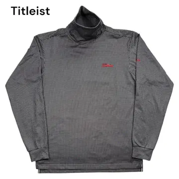 새상품급 타이틀리스트 Titleist 골프 터틀넥 모크넥 올 패턴 L
