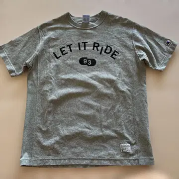 Let it Ride x Champion 별주 T셔츠 그레이 M