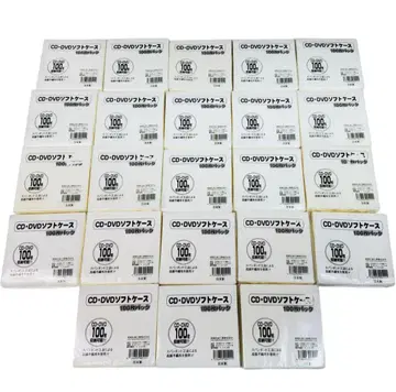 메이코 CD DVD 소프트 케이스 고급 부직포 100매 x 23팩