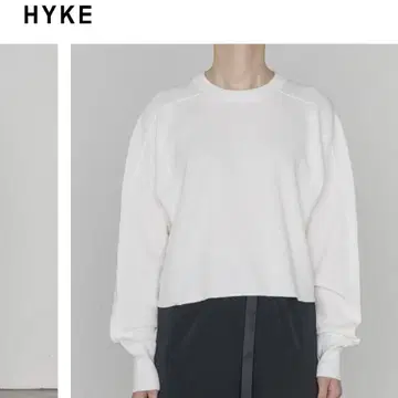 HYKE 크롭 롱T 숏 기장 긴팔T셔츠 서멀 하이크