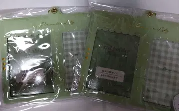 PVC 카드 홀더 더블 그린 세트
