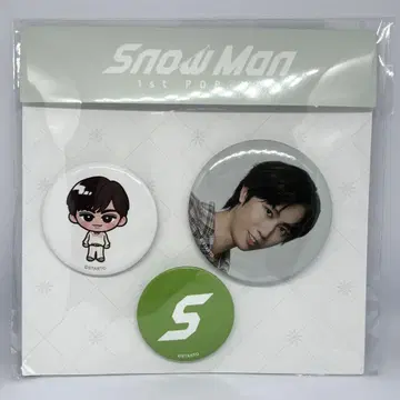 SnowMan 스노우만 팝업 캔뱃지 세트 아베 료헤이 한국