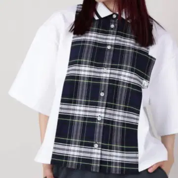 택 포함 새상품 [ NBB WEEKEND ] 도킹 셔츠