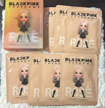 [공식] BLACKPINK THE GAME ROSE MASKPACK 7매