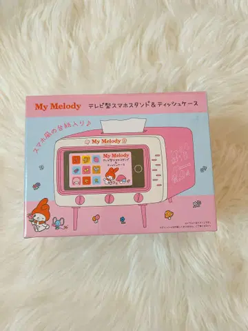 MY Melody TV형 스탠드 & 티슈 케이스