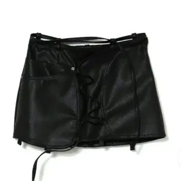 theredthread S lace up skirt leather