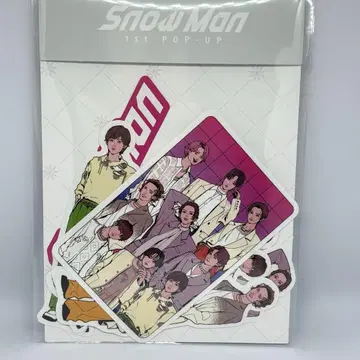 SnowMan 스노우 팝업 스티커 한국 서울 popup