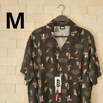 디즈니 스타 워즈 셔츠 알로하 셔츠 올 패턴 셔츠 M 사이즈