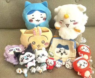 치이카와 (먼작귀) 봉제 인형, 파우치, 키링 세트