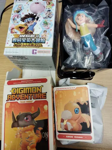 디지몬 어드벤처 중국 한정판 피규어 타케노우치 소라 피요몬