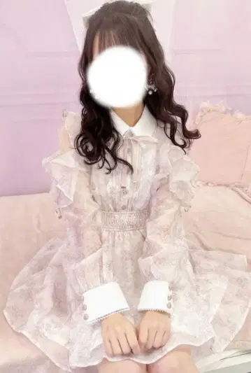 ROJITA 꽃무늬 미니 원피스 핑크