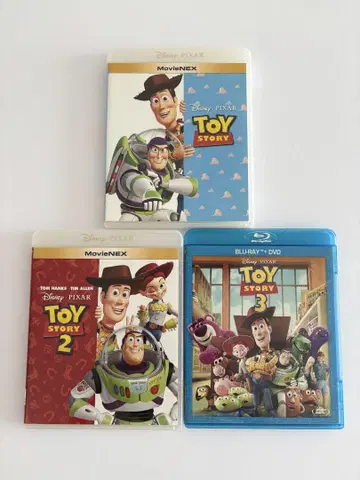 DVD 3작품 세트 토이 스토리 1 2 3 디즈니 픽사