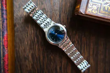 SEIKO CREDOR 크레도르 여성용 7371-0090 네이비 다이얼